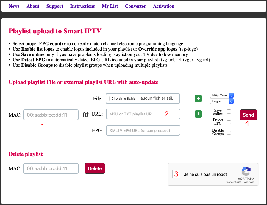 IPTV avec SMART IPTV